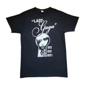 Lady Gaga - "Boys Boys Boys!" - 2009 Black Shirt Size S Tee